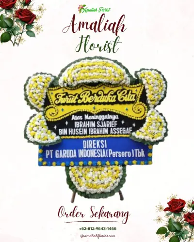 Papan Bunga Duka di Kujangjaya